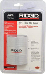 Ridgid - 1/2 to 2 Pipe Capacity, Inner Outer Reamer - Cuts Copper, Aluminium, and Thin Walled Stainless Steel Tubes - Makers Industrial Supply