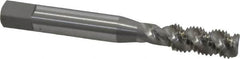 OSG - 5/16-24 UNF 3 Flute 3B Bottoming Spiral Flute Tap - High Speed Steel, Bright Finish, 2-23/32" OAL, Right Hand Flute, Right Hand Thread, H3, Series 106/107 - Makers Industrial Supply