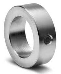 Climax Metal Products - 1-9/16" Bore, Steel, Set Screw Shaft Collar - 2-1/2" Outside Diam, 13/16" Wide - Makers Industrial Supply