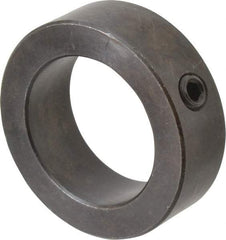 Climax Metal Products - 1-11/16" Bore, Steel, Set Screw Shaft Collar - 2-1/2" Outside Diam, 13/16" Wide - Makers Industrial Supply