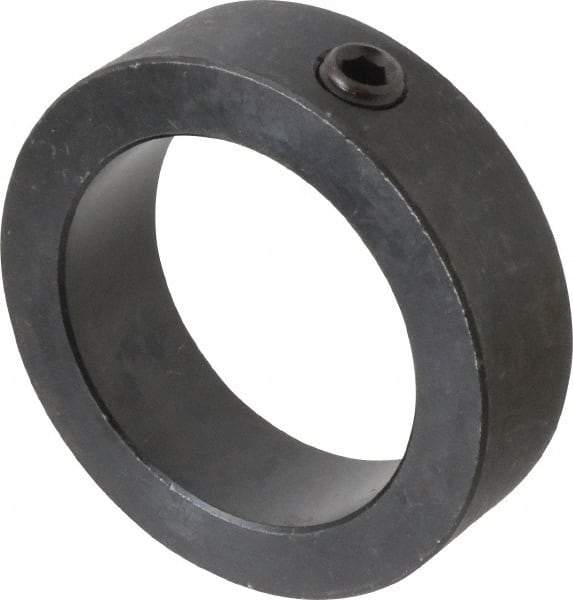 Climax Metal Products - 2-1/2" Bore, Steel, Set Screw Shaft Collar - 3-1/2" Outside Diam, 1" Wide - Makers Industrial Supply