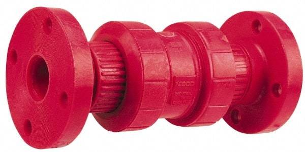 NIBCO - 2" PVDF Check Valve - Flanged, 1,360 WOG - Makers Industrial Supply