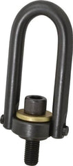 Jergens - 5,000 Lb Load Capacity Safety Engineered Center Pull Hoist Ring - 100 Ft/Lb Torque, 3/4 - 10 Thread, Alloy Steel - Makers Industrial Supply