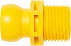 Loc-Line - 1/2" Hose ID, Male to Female Coolant Hose Connector - 1/2" NPT, For Loc-Line Modular Hose Systems - Makers Industrial Supply