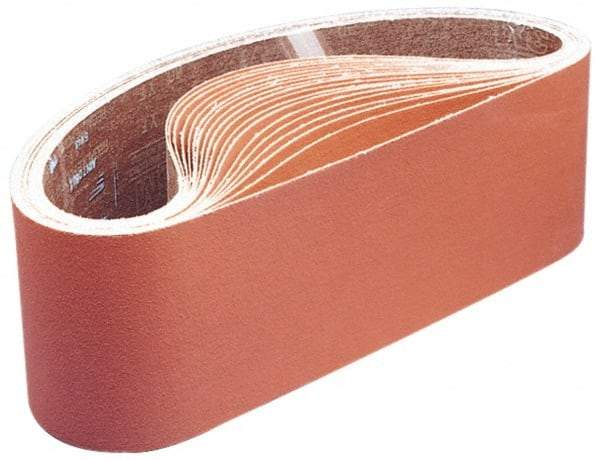 3M - 37" Wide x 60" OAL, 80 Grit, Aluminum Oxide Abrasive Belt - Aluminum Oxide, Medium, Coated, Y Weighted Cloth Backing, Wet/Dry, Series 361F - Makers Industrial Supply