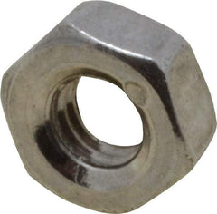 Value Collection - M3x0.50 Metric Coarse Stainless Steel Right Hand Hex Nut - 5.5mm Across Flats, 2.4mm High, Uncoated - Makers Industrial Supply