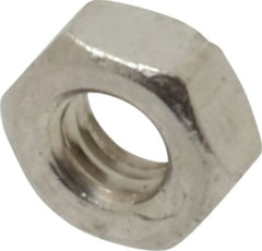 Value Collection - M3.5x0.60 Metric Coarse Stainless Steel Right Hand Hex Nut - 6mm Across Flats, 2.8mm High, Uncoated - Makers Industrial Supply