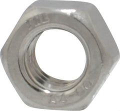 Value Collection - M5x0.80 Metric Coarse Stainless Steel Right Hand Hex Nut - 8mm Across Flats, 4mm High, Uncoated - Makers Industrial Supply