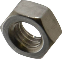 Value Collection - M8x1.25 Metric Coarse Stainless Steel Right Hand Hex Nut - 13mm Across Flats, 6.5mm High, Uncoated - Makers Industrial Supply