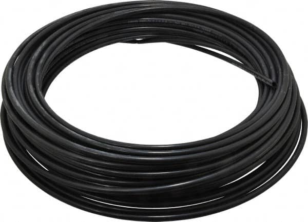 Parker - 11/64" ID x 1/4" OD, 0.04" Wall Thickness, 100' Long, Nylon Tube - Black, 310 Max psi, -65 to 200°F - Makers Industrial Supply