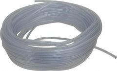 Parker - 3/16" ID x 1/4" OD, 1/32" Wall Thickness, 100' Long, Vinyl Tube - Clear, 22 Max psi, -40 to 150°F - Makers Industrial Supply