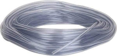 Parker - 3/16" ID x 5/16" OD, 1/16" Wall Thickness, 100' Long, Vinyl Tube - Clear, 55 Max psi, -40 to 150°F - Makers Industrial Supply