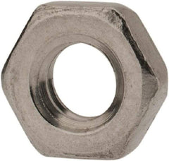 Value Collection - M4x0.70 Metric Coarse Stainless Steel Right Hand Hex Jam Nut - 7mm Across Flats, 2.2mm High, Uncoated - Makers Industrial Supply