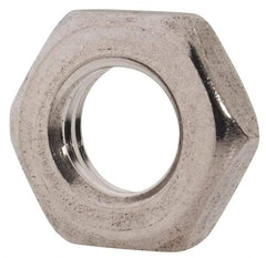 Value Collection - M6x1.00 Metric Coarse Stainless Steel Right Hand Hex Jam Nut - 10mm Across Flats, 3.2mm High, Uncoated - Makers Industrial Supply