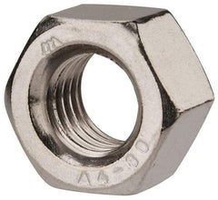 Value Collection - M12x1.75 Metric Coarse Stainless Steel Right Hand Heavy Hex Nut - 19mm Across Flats, 12mm High, Uncoated - Makers Industrial Supply