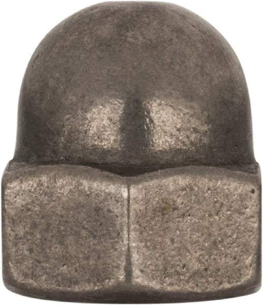 Value Collection - M12x1.75 Metric Coarse, 19mm Width Across Flats, Uncoated, Stainless Steel Acorn Nut - 22mm Overall Height, Austenitic A4, DIN 1587 - Makers Industrial Supply