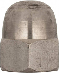 Value Collection - M22x2.5 Metric Coarse, 34mm Width Across Flats, Uncoated, Stainless Steel Acorn Nut - 39mm Overall Height, Austenitic A4, DIN 1587 - Makers Industrial Supply