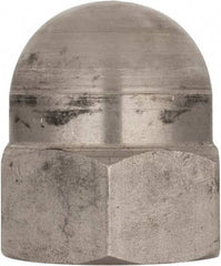 Value Collection - M27x3 Metric Coarse, 41mm Width Across Flats, Uncoated, Stainless Steel Acorn Nut - 50mm Overall Height, Austenitic A4, DIN 1587 - Makers Industrial Supply