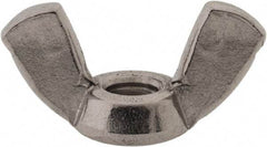 Value Collection - M6x1.00 Metric Coarse, Stainless Steel Standard Wing Nut - Grade 316, Austenitic Grade A4, 27.5mm Wing Span, 13.6mm Wing Span - Makers Industrial Supply