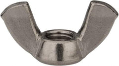 Value Collection - M8x1.25 Metric Coarse, Stainless Steel Standard Wing Nut - Grade 316, Austenitic Grade A4, 30.3mm Wing Span, 14.8mm Wing Span - Makers Industrial Supply