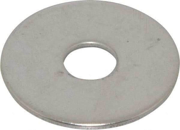 Value Collection - M10 Screw, Grade 18-8 Stainless Steel Fender Flat Washer - 10.5mm ID x 36mm OD, 2mm Thick, Plain Finish - Makers Industrial Supply