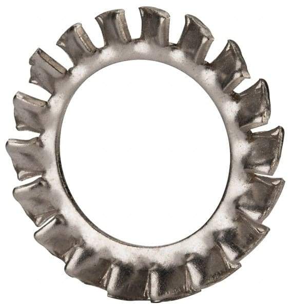 Value Collection - M14 Screw, 15mm ID, Stainless Steel External Tooth Lock Washer - 24mm OD, Uncoated, Grade 18-8 & Austenitic A2 - Makers Industrial Supply