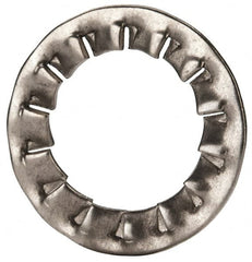 Value Collection - M14 Screw, 15mm ID, Stainless Steel Internal Tooth Lock Washer - 24mm OD, Uncoated, Grade 18-8 & Austenitic A2 - Makers Industrial Supply