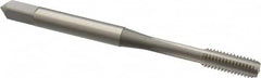 OSG - M4x0.70 Metric Coarse 6H 4 Flute Bright Finish High Speed Steel Straight Flute Standard Hand Tap - Bottoming, Right Hand Thread, 2-1/8" OAL, 3/4" Thread Length, D4 Limit, Oversize - Makers Industrial Supply