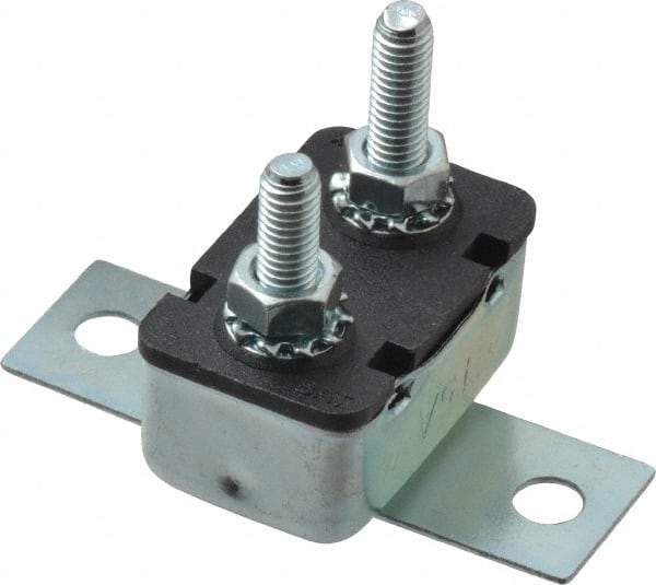 Value Collection - 15 Amp Automotive Heavy Duty Stud Terminal Circuit Breaker - Crosswise Bracket Mount, 1.259" Long x 0.838" Wide 0.652" High - Makers Industrial Supply