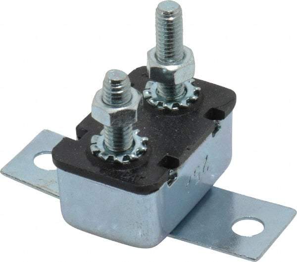 Value Collection - 25 Amp Automotive Heavy Duty Stud Terminal Circuit Breaker - Crosswise Bracket Mount, 1.259" Long x 0.838" Wide 0.652" High - Makers Industrial Supply