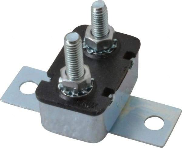 Value Collection - 30 Amp Automotive Heavy Duty Stud Terminal Circuit Breaker - Crosswise Bracket Mount, 1.259" Long x 0.838" Wide 0.652" High - Makers Industrial Supply