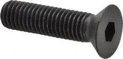 Flat Socket Cap Screw: 1/2-13 x 2″ Long, Alloy Steel, Black Oxide Finish Hex Socket, 82 ° Flat Head, 5/16″ Hex Key