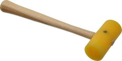 Garland - 1/4 Lb Head Plastic Mallet - 9" OAL, 9-1/4" Long Wood Handle - Makers Industrial Supply