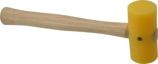 Garland - 1/2 Lb Head Plastic Mallet - 10-1/2" OAL, 12" Long Wood Handle - Makers Industrial Supply