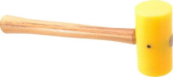 Garland - 1-1/4 Lb Head Plastic Mallet - 14" OAL, 14" Long Wood Handle - Makers Industrial Supply