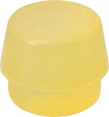 Garland - 1-1/4" Face Diam, Grade Soft, Natural Soft Face Hammer Tip - Urethane - Makers Industrial Supply