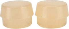 Garland - 1-3/4" Face Diam, Grade Soft, Natural Soft Face Hammer Tip - Urethane - Makers Industrial Supply