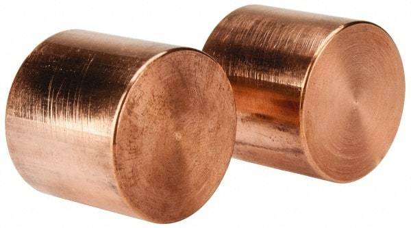 Garland - 1-1/4" Face Diam, Grade Medium, Hammer Tip/Face - Copper - Makers Industrial Supply