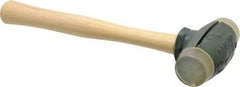 Garland - 2 Lb Head 1-1/2" Face Urethane Split Head Hammer - Wood Handle - Makers Industrial Supply