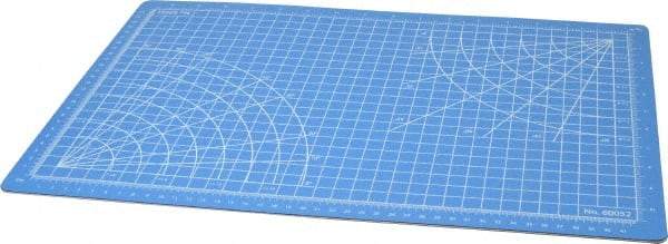 Excel - 18 x 12" Self Healing Cutting Mat - Blue, 3/32" Thick - Makers Industrial Supply