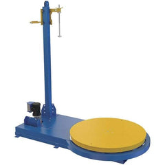 Vestil - 54 Inch Diameter, 8 to 12 Pallets per Hour, Semi Automatic, Medium Duty Stretch and Pallet Wrap Machine - 5,000 Lbs. Capacity, 3 to 12 RPM, 11 Inch High, 10 and 20 Inch Film Height - Makers Industrial Supply