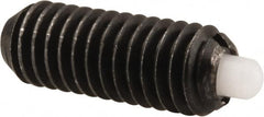 Gibraltar - 8-36, 7/16" Thread Length, 0.052" Plunger Projection, Steel Threaded Spring Plunger - 0.07" Max Plunger Diam, 0.437" Plunger Length, 0.5 Lb Init End Force, 1.5 Lb Final End Force - Makers Industrial Supply