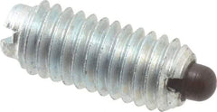 Gibraltar - 10-32, 0.468" Thread Length, 0.065" Plunger Projection, Steel Threaded Spring Plunger - 0.093" Max Plunger Diam, 0.468" Plunger Length, 1.7 Lb Init End Force, 6.2 Lb Final End Force - Makers Industrial Supply