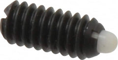 Gibraltar - 1/4-20, 17/32" Thread Length, 0.078" Plunger Projection, Steel Threaded Spring Plunger - 0.119" Max Plunger Diam, 0.531" Plunger Length, 3 Lb Init End Force, 10.5 Lb Final End Force - Makers Industrial Supply