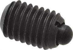 Gibraltar - 1/2-13, 3/4" Thread Length, 0.151" Plunger Projection, Steel Threaded Spring Plunger - 1/4" Max Plunger Diam, 0.75" Plunger Length, 5 Lb Init End Force, 28.5 Lb Final End Force - Makers Industrial Supply