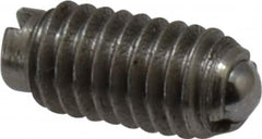 Gibraltar - 8-36, 0.093" Ball Diam, 11/32" Body Length, 0.025" Max Ball Reach, Threaded Ball Plunger - Steel Body, Steel Ball, 0.5 Lb Initial End Force, 1.25 Lb Final End Force - Makers Industrial Supply