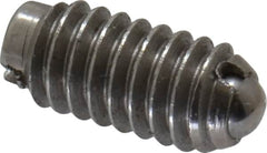 Gibraltar - 8-32, 0.093" Ball Diam, 11/32" Body Length, 0.025" Max Ball Reach, Threaded Ball Plunger - Steel Body, Steel Ball, 0.5 Lb Initial End Force, 1.25 Lb Final End Force - Makers Industrial Supply