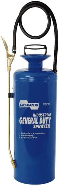 Chapin - 3.5 Gal Garden Hand Sprayer - Reinforced Hose, Polyethylene Tank, For Industrial Applications - Makers Industrial Supply