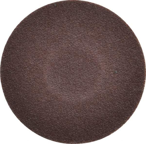 Tru-Maxx - 1-1/2" Disc Diam, 180 Grit, Aluminum Oxide Quick Change Disc - Type R Attaching System, Coated, Brown, Very Fine Grade, 30,000 RPM - Makers Industrial Supply