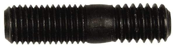 Dorman - 5/16-24 Long Thread, 5/16-18 Short Thread, 1-1/4" OAL Unequal Double Threaded Stud - Steel, Black Oxide Finish, 5/8" Long Thread Length, 7/16" Short Thread Length - Makers Industrial Supply